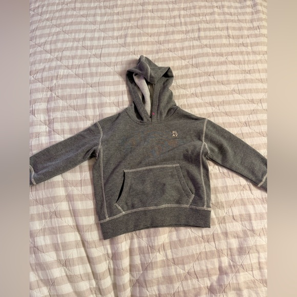 Rylee + Cru play Coast Hoodie Heathered Grey nwot 2-3 years - Picture 3 of 7